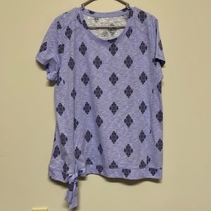 NWOT St. John’s Bay Tie Top